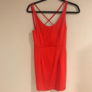 Tobi Strappy Red Dress